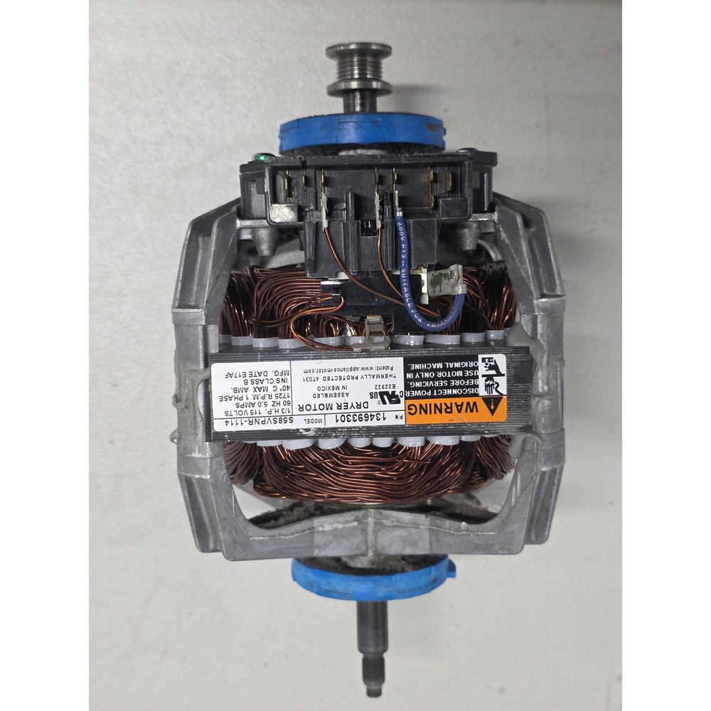 Frigidaire Electrolux Dryer Motor 134693301 S58SVPNR-1114 1/3 HP 115V